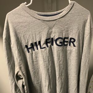 Gray Tommy Hilfiger Long Sleeve
